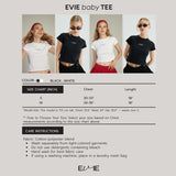 EVIE baby TEE BLACK