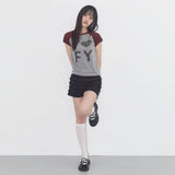 I LOVE FY TEE (GRAY) F25QB102
