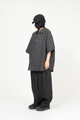 Mori チェック半袖シャツ