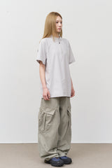ラザージッパーTシャツ
