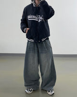 Sanver Lettering Varsity Padding Jumper