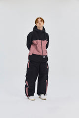 CUT SIDE LINE WIDE TRACK PANTS 