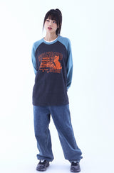 FEAR CAT Raglan Long Sleeves(SNSSTD-0109)