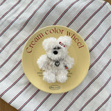 PAPA.GO.PAPA Cream Piz Poodle Keyring