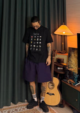 [ virstyle original ] INKKI Mesh Nylon Wide-Leg Shorts 