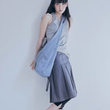 rivet cross bag (blue green)