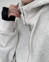 Fron Waffle Burton Hood Zip-Up
