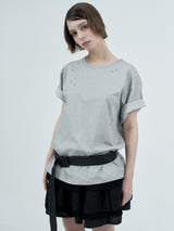 glitter star t-shirts / gray