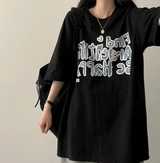 ラスボクシーフィット半袖 T シャツ