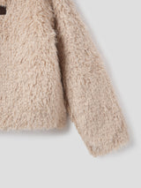 Rachel Two-Belt Detail Short Length Fur Jacket (Lining Quilted)