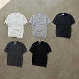 Waffle Henley Relaxed Tee
