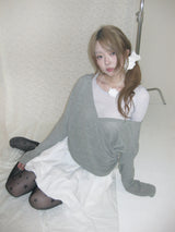 Off-Shoulder Loose-Neck Hoodie