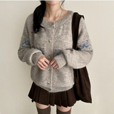 Herrie Ribbon Knit Cardigan