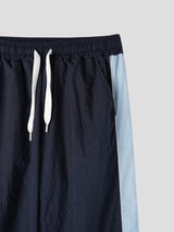 Piping mix-color nylon pants 3color