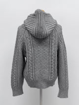 [Wool 80%/Barclava SET] フィッシャーマンルーズフィットニット