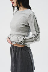 (W) Napoli Button Top (4color)