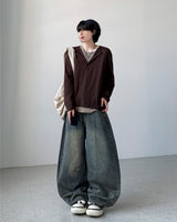 Euro Curved Wide Denim