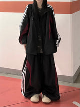 sweep mesh windbreaker
