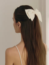 26SS★ Colombe d'Or Unbalance Ribbon Tail Hair Pin