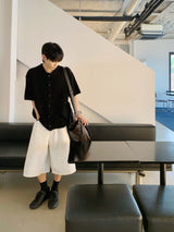 Suzuka White Bermuda Denim Pants