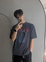 [A-T0188] ヴィンテージシャーク半袖Tシャツ (2色)