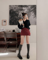 Mohair V-neck Knit