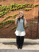 カラーステッチバルーンパンツ (3color)