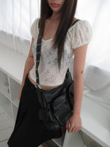 lace puff t