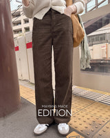 【MADE】Corduroy straight pants