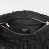 WAY WASHED PADDING BAG (BLACK)
