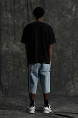 Cat Pigment T-shirt (Black)