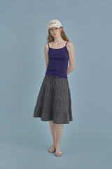 Joy sleeveless top_navy