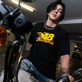"CODE48 YW" Tシャツ | ブラック