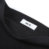 90's リブチューブトップ (BLACK)