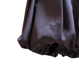(3color) Rose Pleats Balloon Skirt