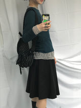 ベロニベーシックベルプリーツスカート