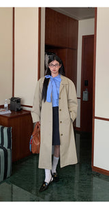 London Basic Oversized-Fit Trench Coat
