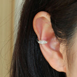 Starry Oval Earcuff (Matte)