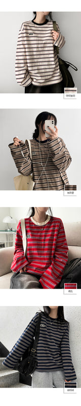 オカレタリングパッチユニットプライスロングスリーブTシャツ