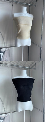 Norton off-shoulder knitwear (2 colors)