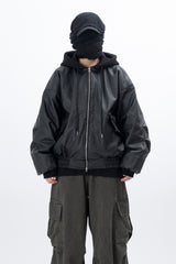 Kiria Leather Flight Jacket