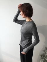 ルーブリンベーシックウール長袖Tシャツ（4c）