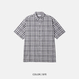 マティーニチェックドハーフシャツ (3color)