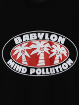 パームツリーマッスル半袖Tシャツ
