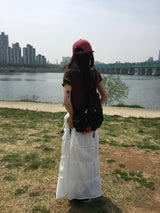 Side slit long skirt (1color)