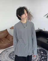 ルエンサマーストライプ長袖Tシャツ