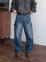Glide Wide Cargo Denim (3color) (No.1007)