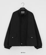 Ranbe Windbreaker Over Bomber Jacket