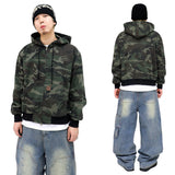 Vintage Work Camo Hooded Jacket