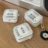レトロなカセットテープAirpodsケース+チャーム